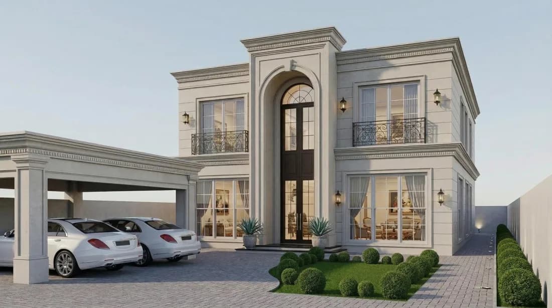 RenderLine Exterior visualization portfolio example