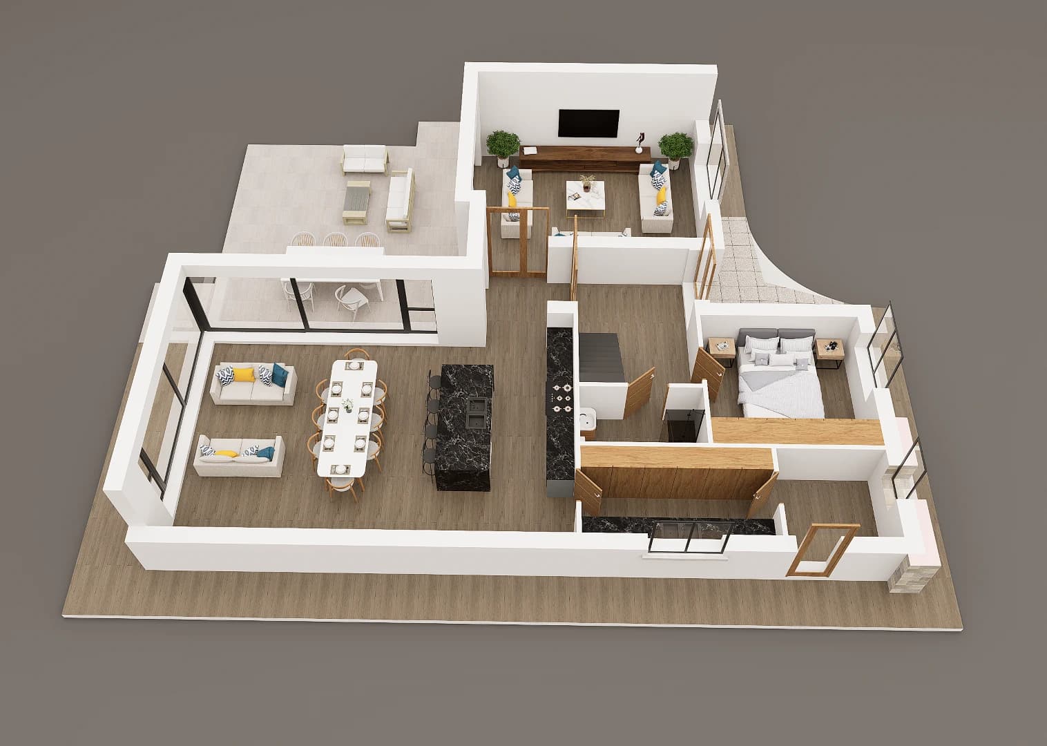RenderLine floor plans portfolio visualization