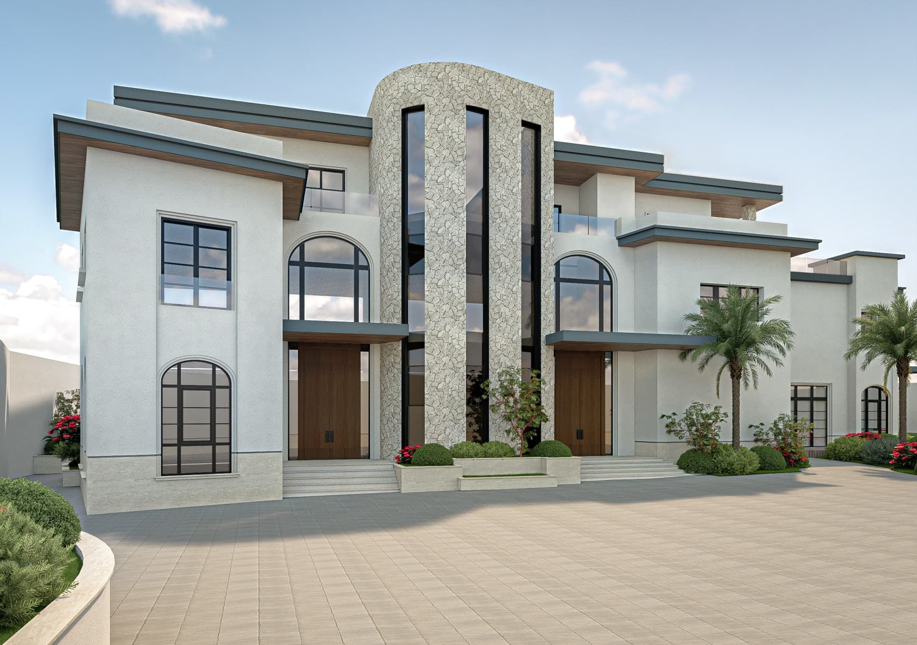 RenderLine exteriors portfolio visualization