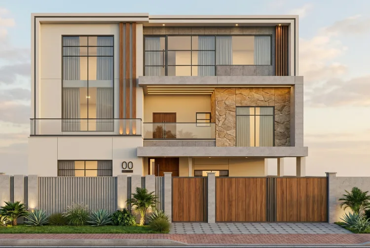 Exterior visualization visualization example